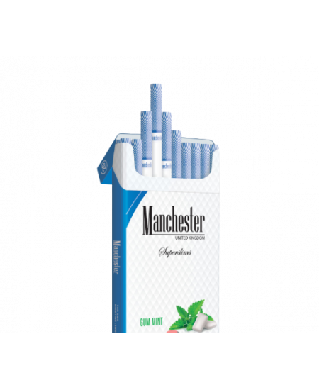 Manchester Superslims Gum mint – Naneli sakız Aromalı ithal Sigara