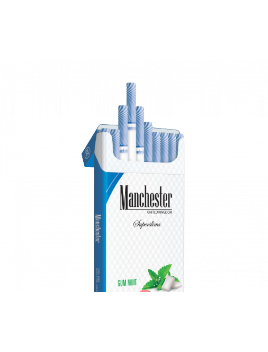 Manchester Superslims Gum mint – Naneli sakız Aromalı ithal Sigara