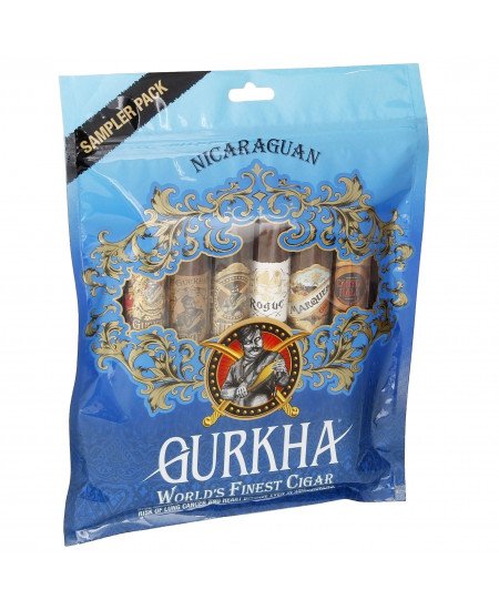 GURKHA PURO NICARAGUAN SAMPLE PACK Blue GURKHA PURO NICARAGUAN SAMPLE PACK Blue