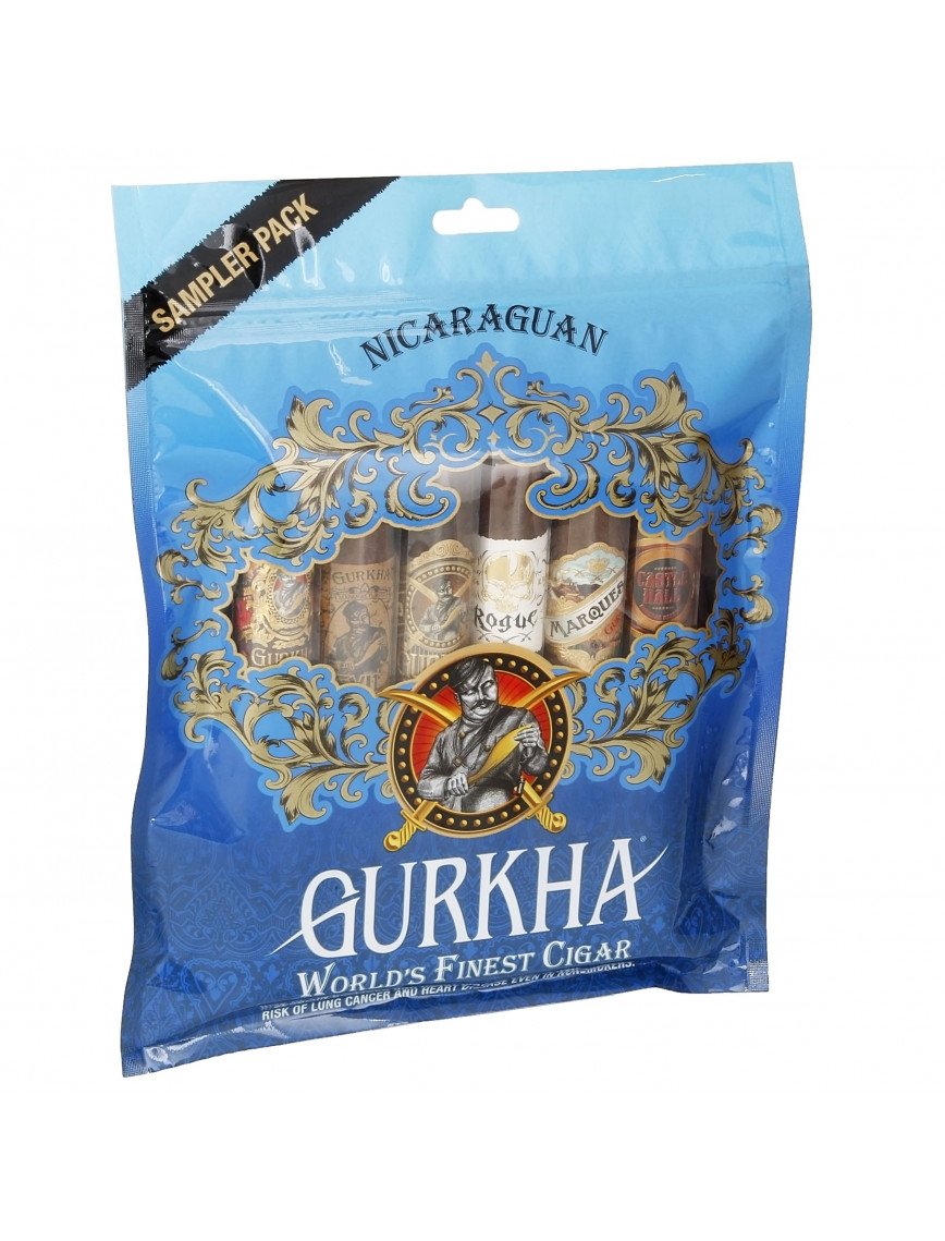 GURKHA PURO NICARAGUAN SAMPLE PACK Blue
