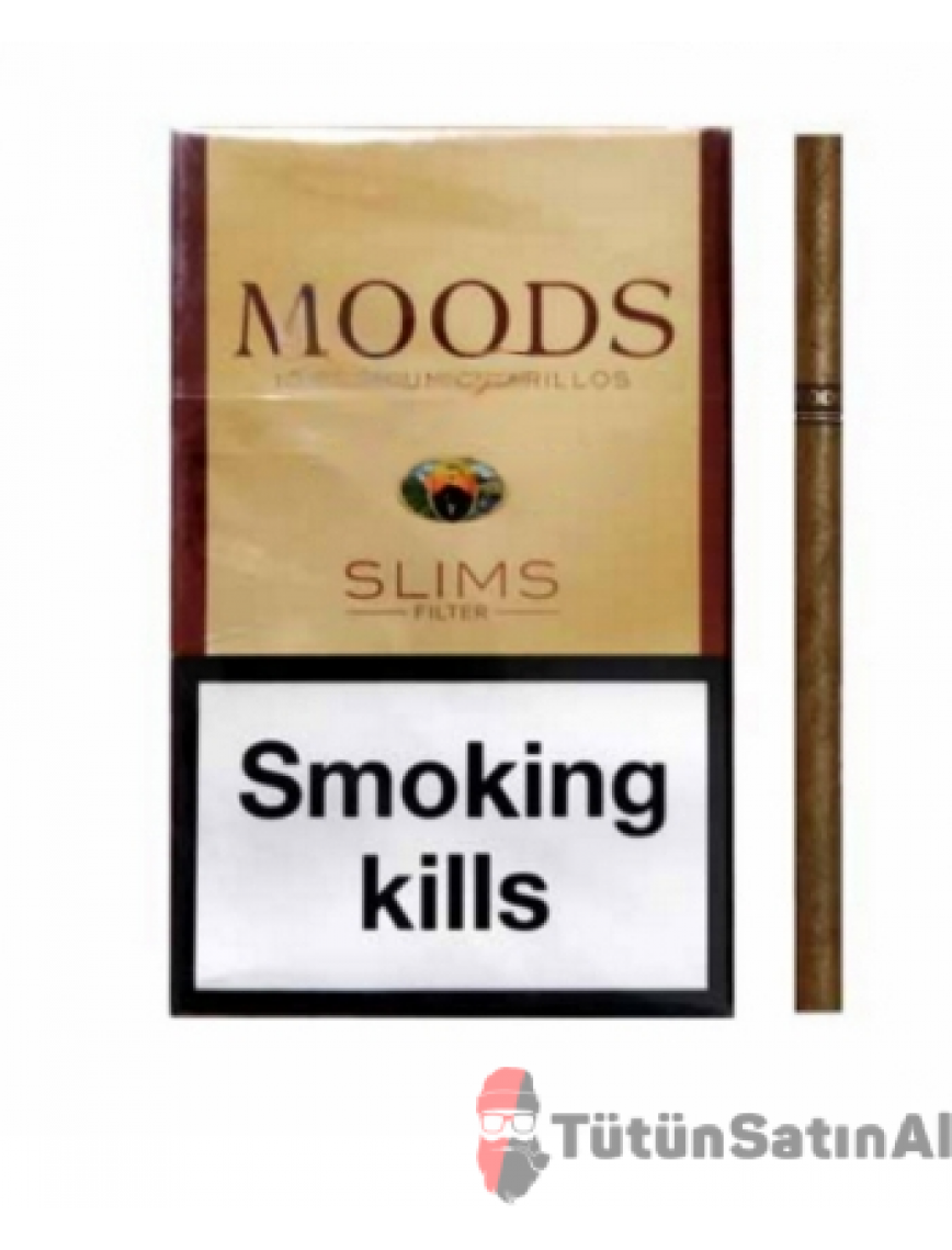 Moods Slims Premium Filter Sigarillo 10'S Moods Slims Premium Filter Sigarillo 10'S