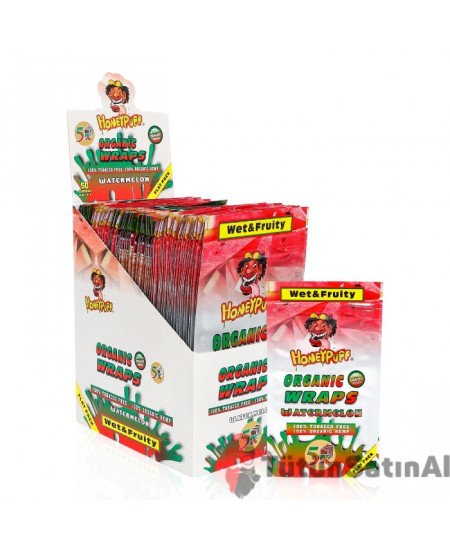 Honeypuff Organic Wraps Watermelon (Karpuz) Aromalı Sarma Kağıdı Honeypuff Organic Wraps Watermelon (Karpuz) Aromalı Sarma Kağıdı