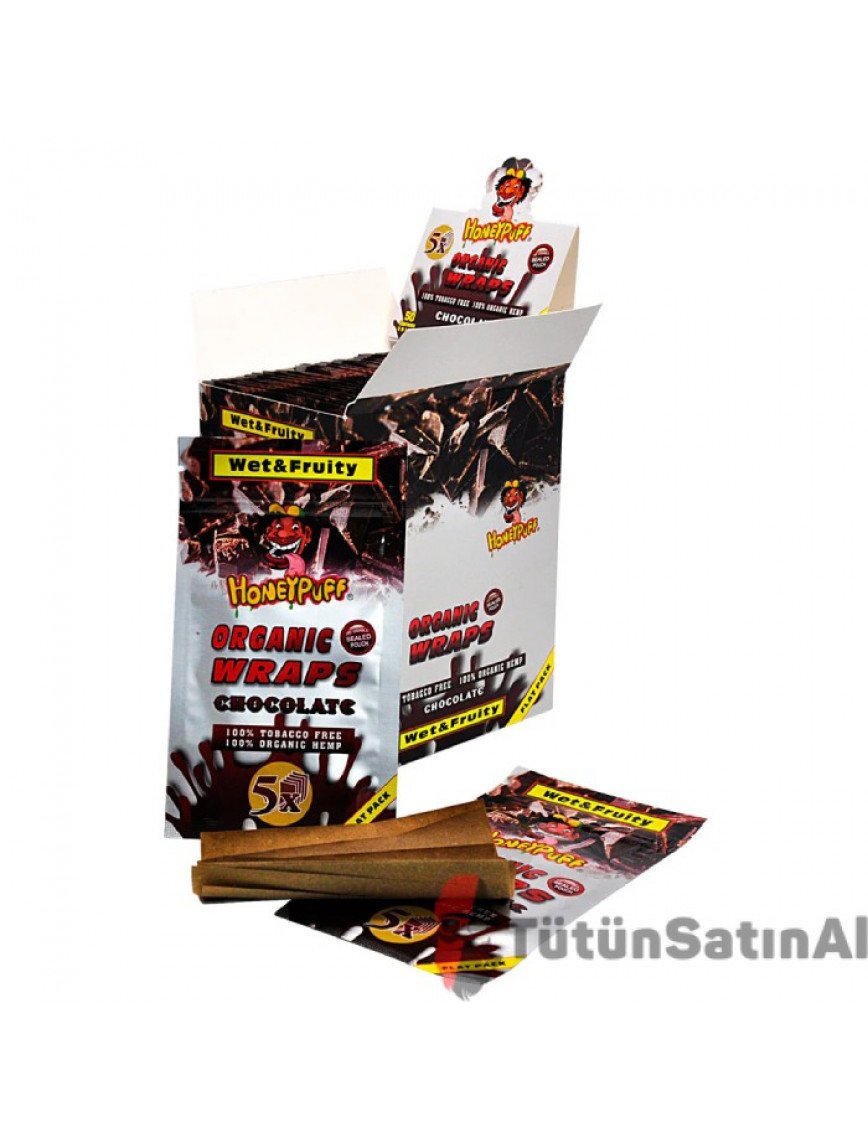 Honeypuff Organic Wraps Chocolate (Çikolata) Aromalı Sarma Kağıdı Honeypuff Organic Wraps Chocolate (Çikolata) Aromalı Sarma Kağıdı
