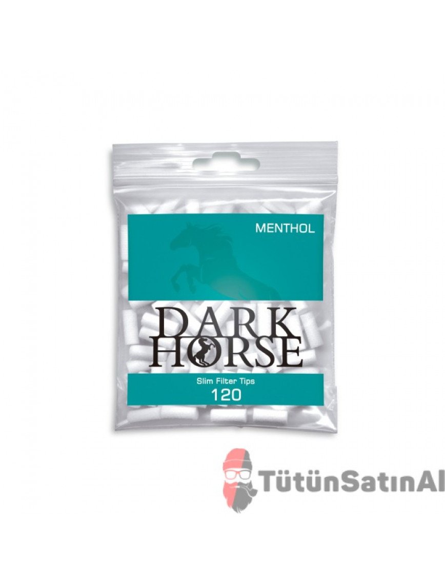 Dark Horse Slim Filter Tips Menthol 6 mm