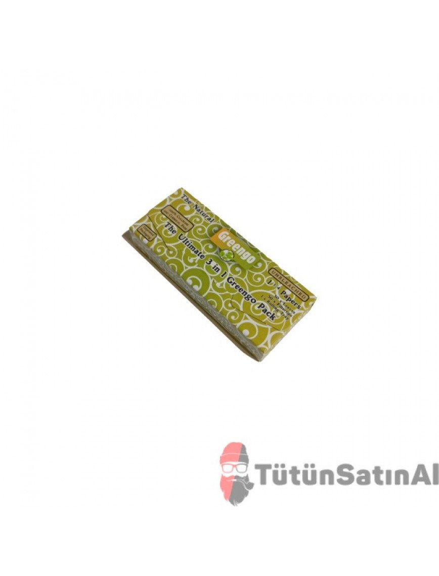 Greengo 1/4 Rolling Papers The Ultimate 3 in 1 Pack