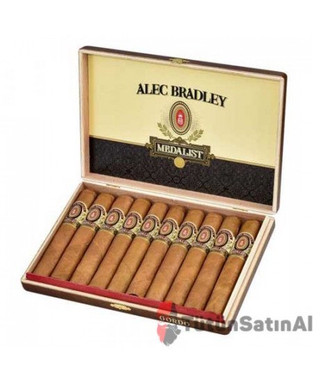 Alec Bradley Medalist Gordo - 10's Ahşap Kutu Alec Bradley Medalist Gordo - 10's Ahşap Kutu