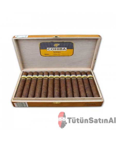 Cohiba Sublimes Puro - 25's Ahşap Kutu Cohiba Sublimes Puro - 25's Ahşap Kutu