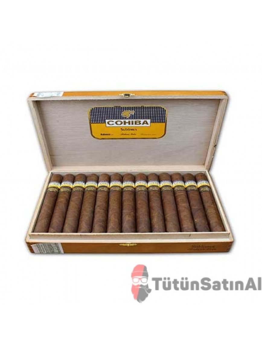 Cohiba Sublimes Puro - 25's Ahşap Kutu Cohiba Sublimes Puro - 25's Ahşap Kutu