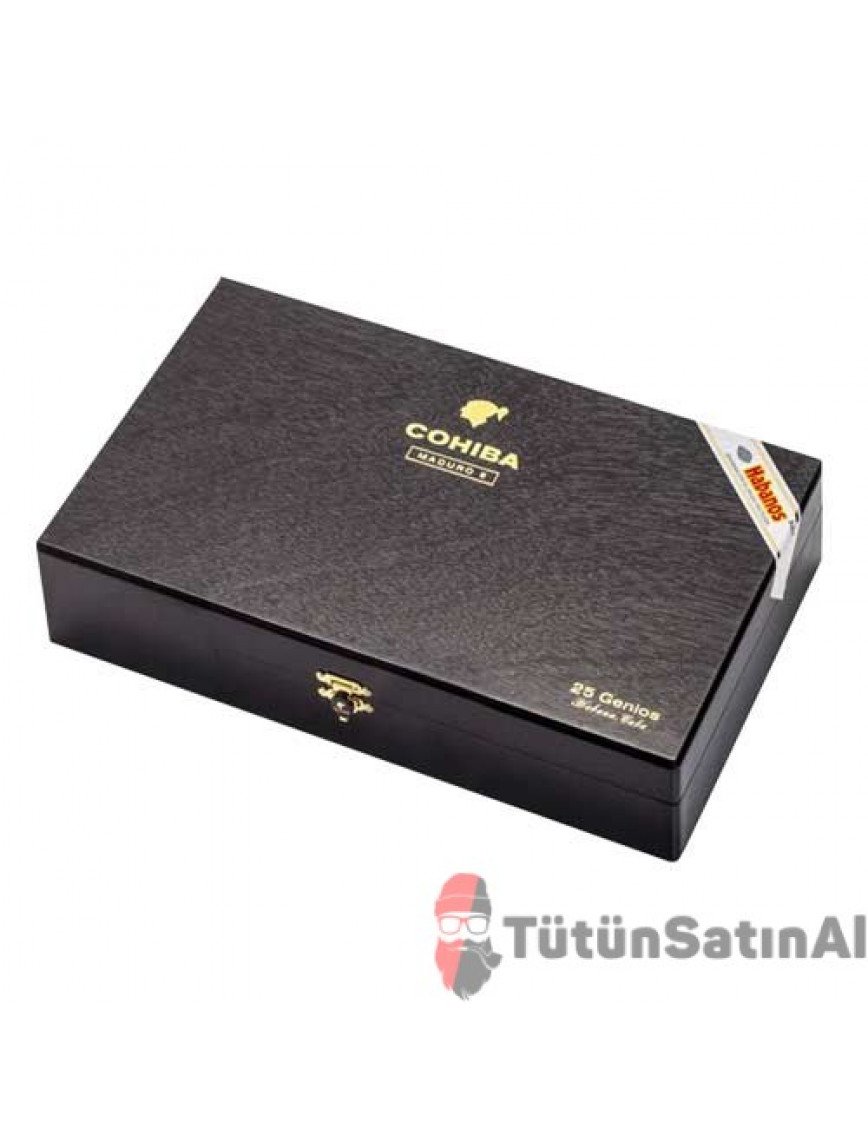 Cohiba Maduro 5 Genios Puro - 25'li Ahşap Kutu Cohiba Maduro 5 Genios Puro - 25'li Ahşap Kutu