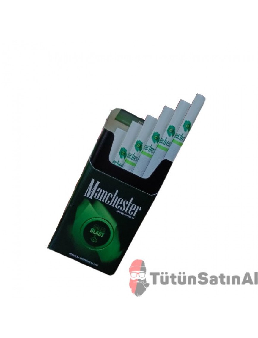 Manchester Queen Compact Green Blast Sigara