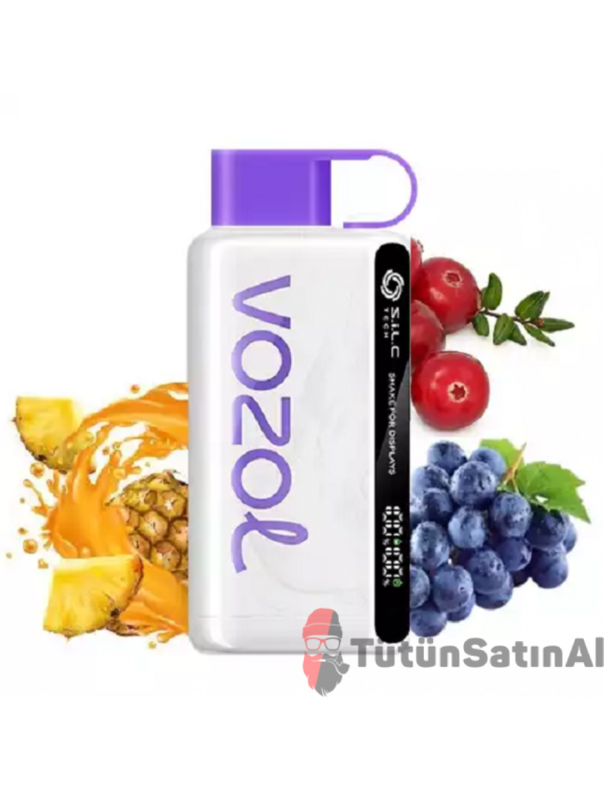 Vozol STAR 12000 CRANBERRY MANGO GRAPEFRUİT (AHUDUDU-ANANAS) Vozol STAR 12000 CRANBERRY MANGO GRAPEFRUİT (AHUDUDU-ANANAS)