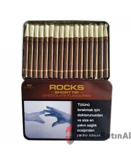 Rocks Short Tip Chocolate Sigarillo- Çikolata Aromalı