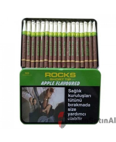 Rocks Short Tip Apple Sigarillo - Elma Aromalı