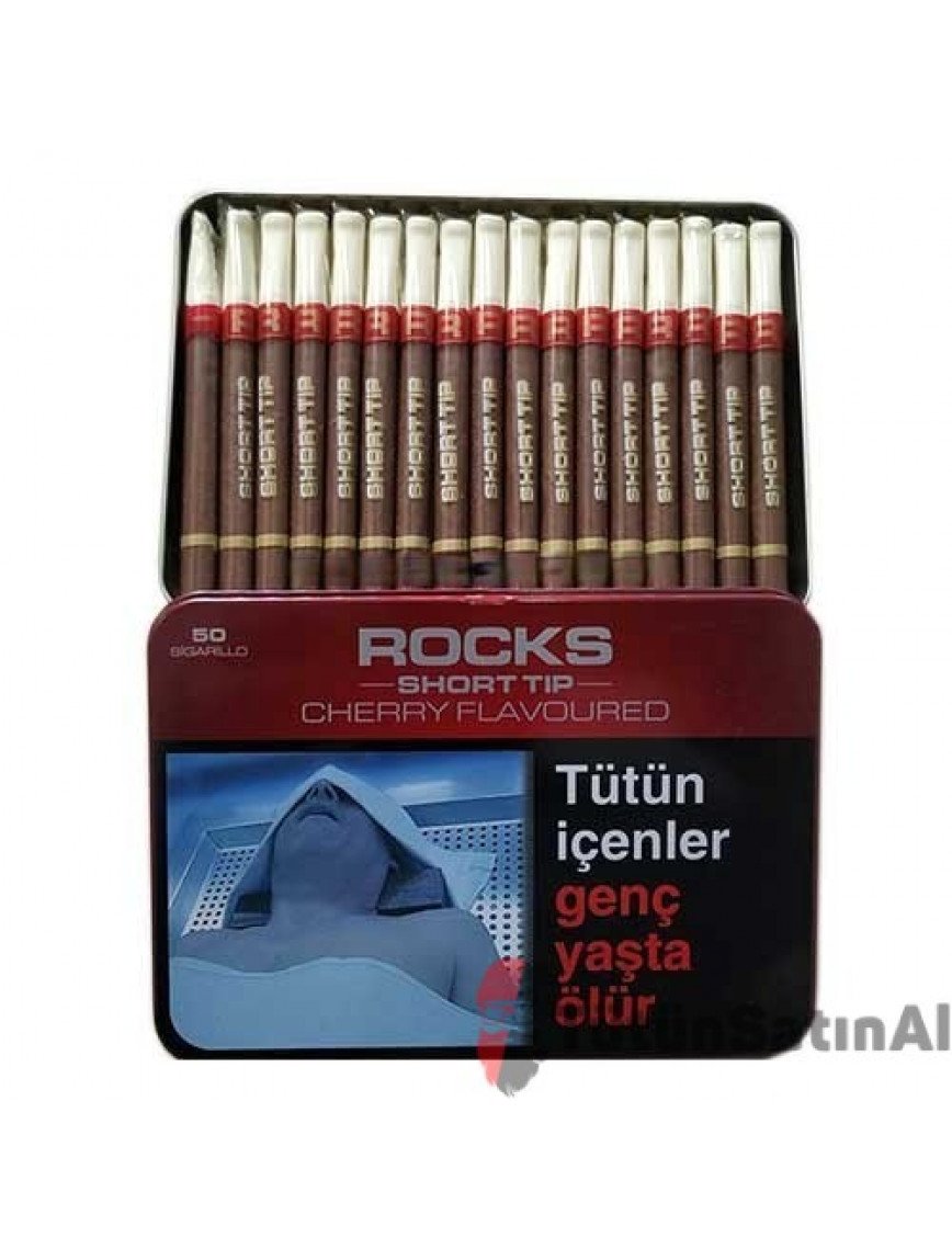 Rocks Short Cherry Sigarillo - Kiraz Aromalı Rocks Short Cherry Sigarillo - Kiraz Aromalı