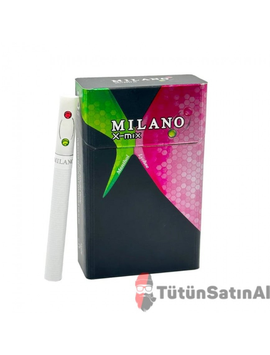 Milano X-mix ithal sigara - Liçi meyvesi & Mentol