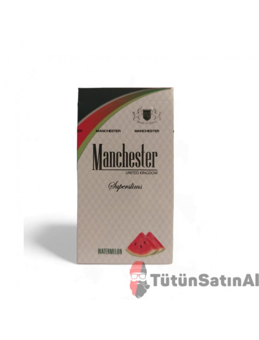 Manchester Superslims Watermelon – Karpuz Aromalı Sigara