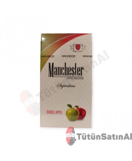 Manchester Superslims Double Apple – Elma Aromalı Sigara Manchester Superslims Double Apple – Elma Aromalı Sigara