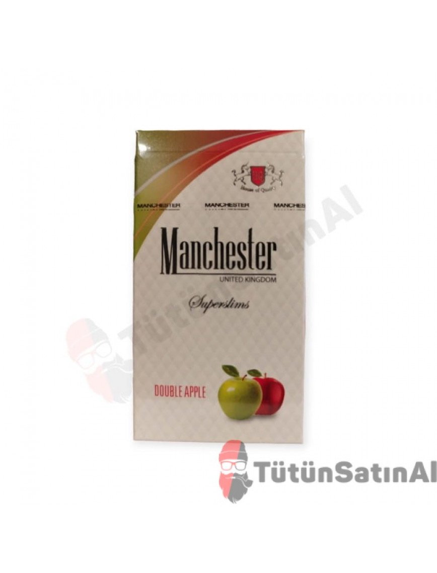 Manchester Superslims Double Apple – Elma Aromalı Sigara Manchester Superslims Double Apple – Elma Aromalı Sigara