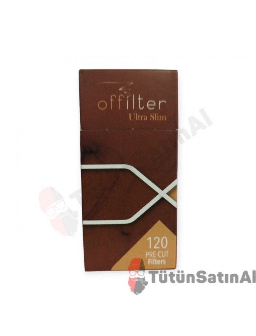 Offilter Ultra Slim Organik Tütün Sarma Filtresi Offilter Ultra Slim Organik Tütün Sarma Filtresi