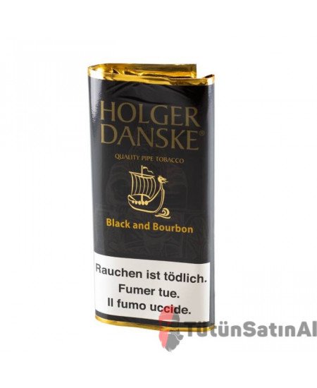 Holger Danske Black And Bourbon Pipo Tütünü Holger Danske Black And Bourbon Pipo Tütünü