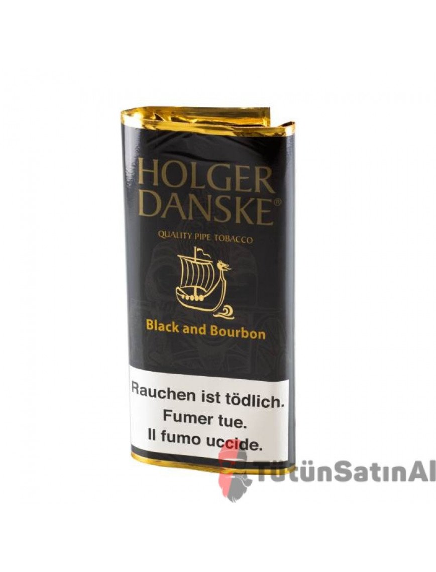 Holger Danske Black And Bourbon Pipo Tütünü