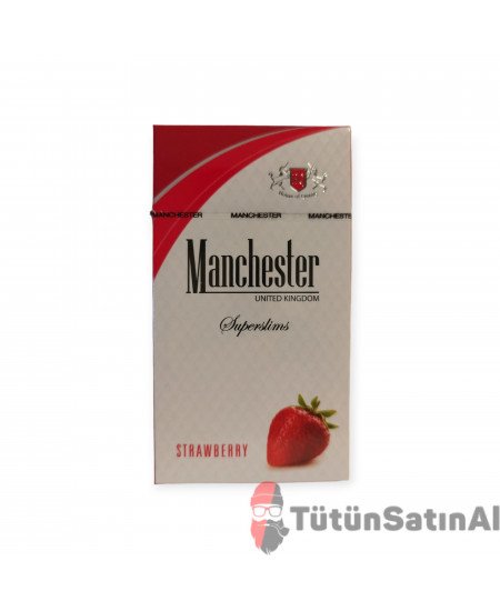 Manchester Superslims Strawberry - Çilekli Sigara Manchester Superslims Strawberry - Çilekli Sigara