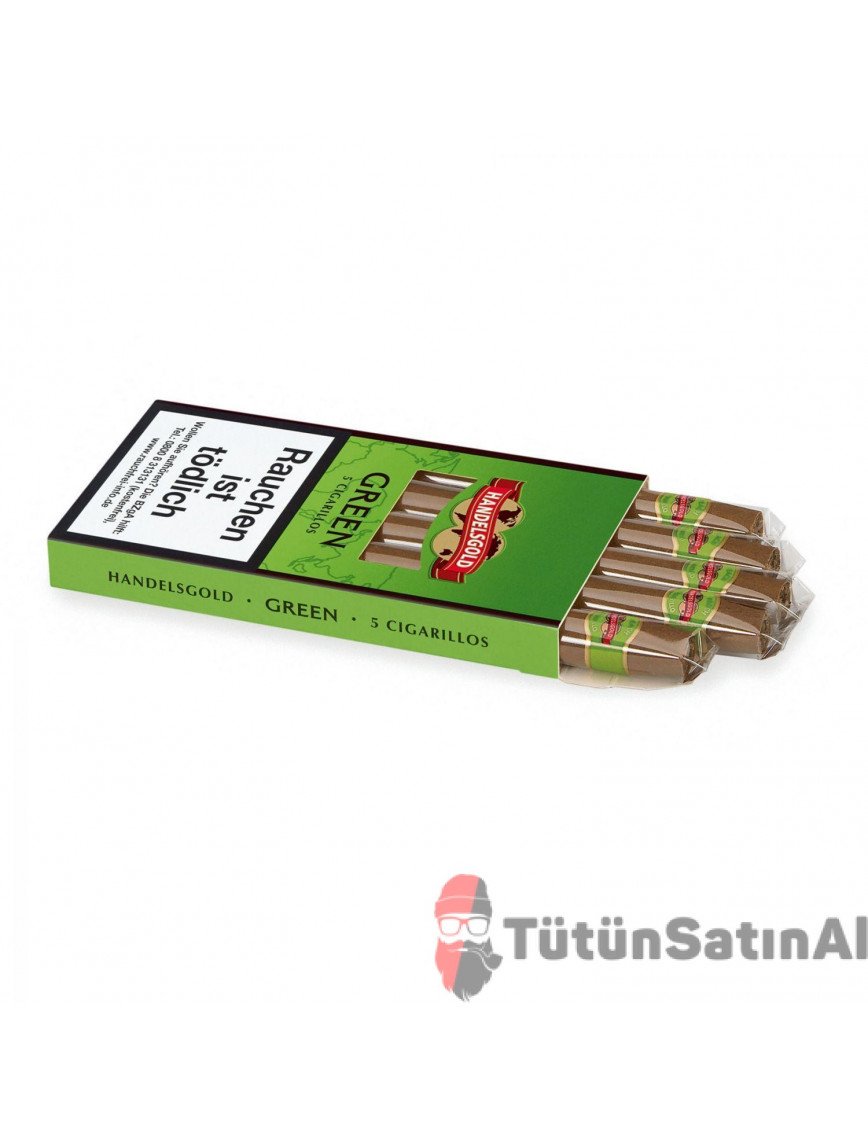 Handesgold Green - Yeşil Elma aromalı 5'li Sigarillo