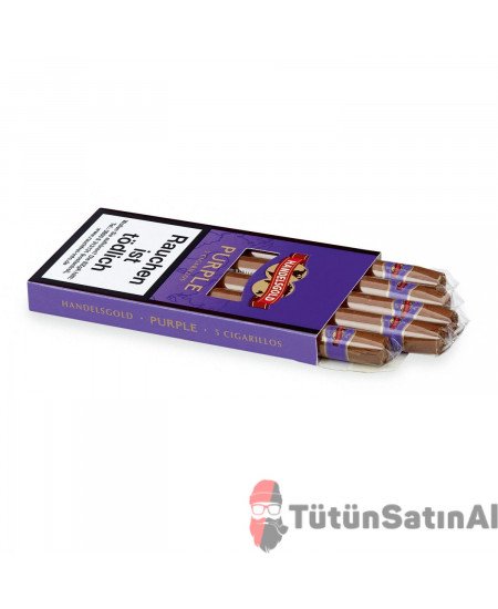 Handelsgold Purple - Yaban Mersini aromalı 5'li Sigarillo Handelsgold Purple - Yaban Mersini aromalı 5'li Sigarillo