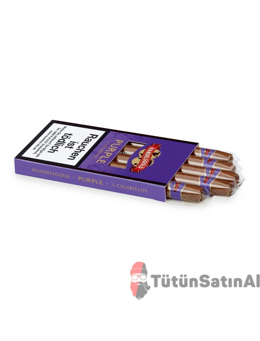 Handelsgold Purple - Yaban Mersini aromalı 5'li Sigarillo