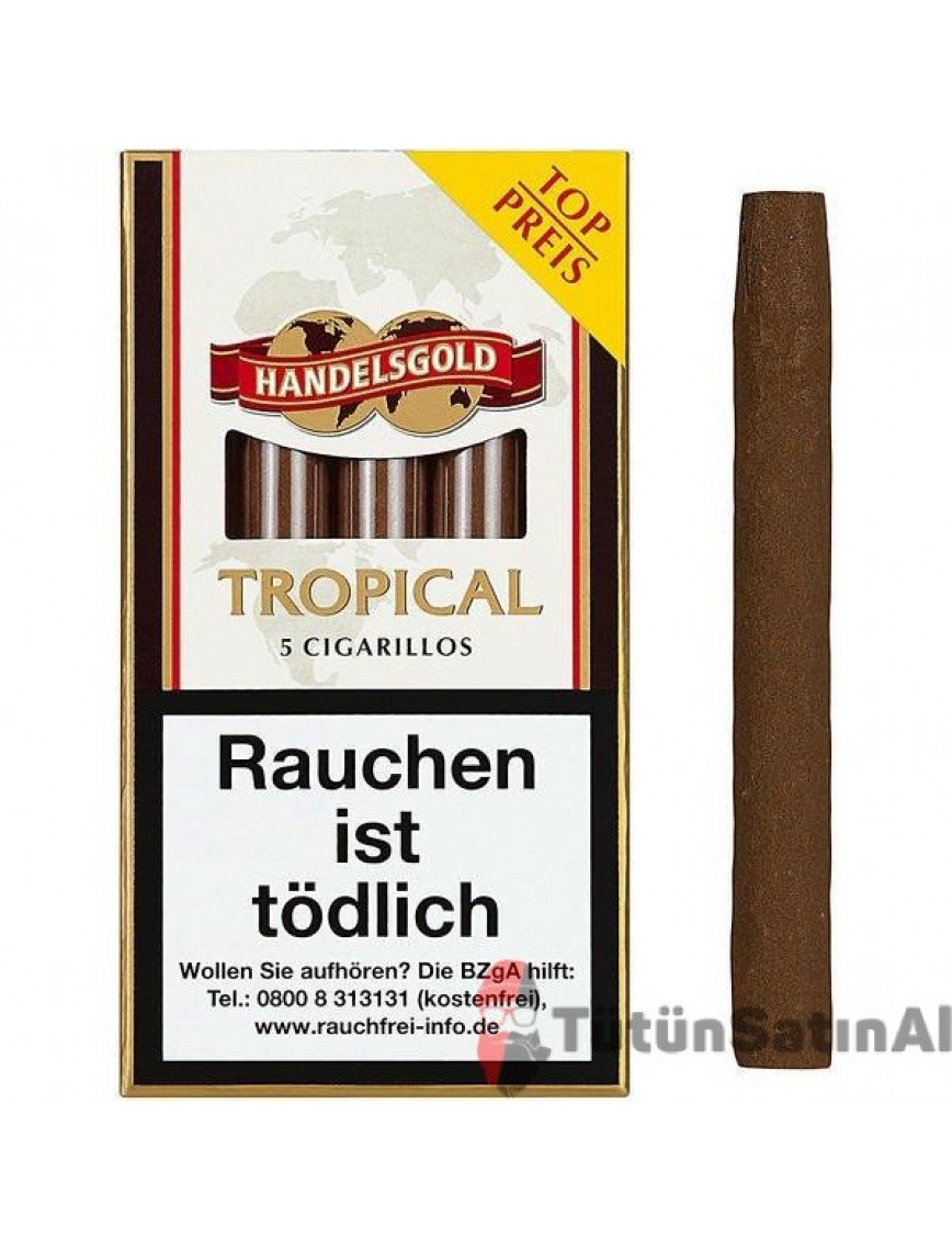 Handelsgold Tropical - Hindistan Cevizi aromalı 5'li Sigarillo