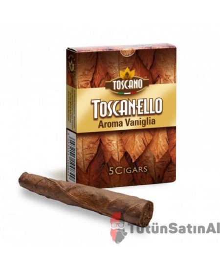 Toscanello Giallo Vaniglia Puro – Vanilya Aromalı Puro Satın Al