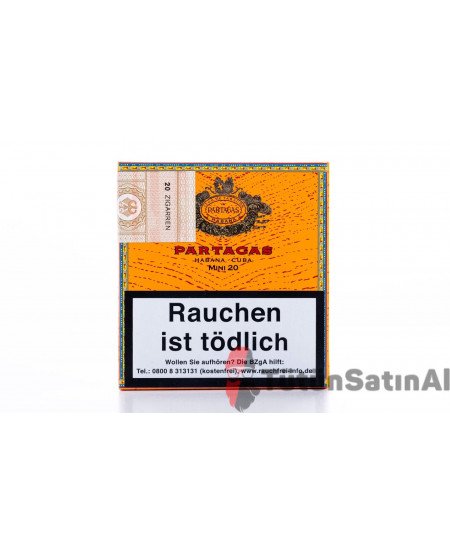 Partagas Mini 20 Sigarillo - Sigarillo Satın al Partagas Mini 20 Sigarillo - Sigarillo Satın al