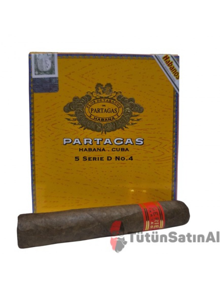 Partagas Habana Cuba 5 Series D No .4 - 5's Gift Pack (REPLİKA)