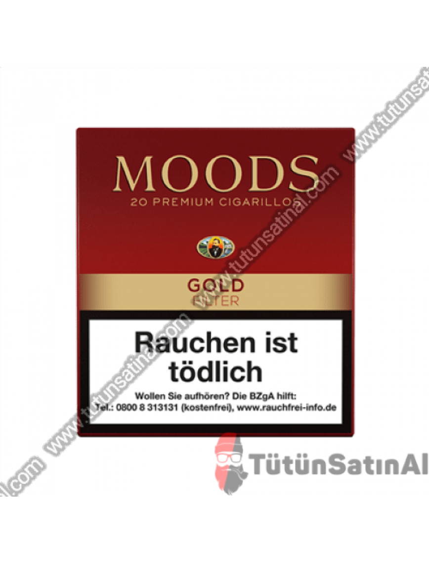 Dannemann Moods Gold Filter 20’li İthal Paket Sigarillo