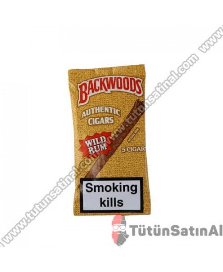 Backwoods Wild Rum (Rom Aromalı) Islak Puro