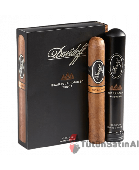 Davidoff Nikaragua Serisi Robusto Tubos 4'lü Paket 1/4