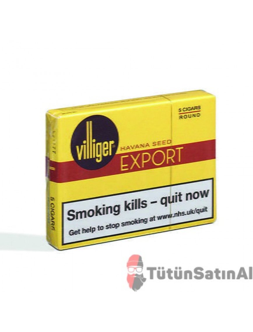 Villiger Export Preslenmiş / 5'li Paket Puro Satın Al