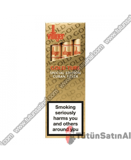 Villiger Gold Tube (Special Edition Cuban Filler) 3'lü