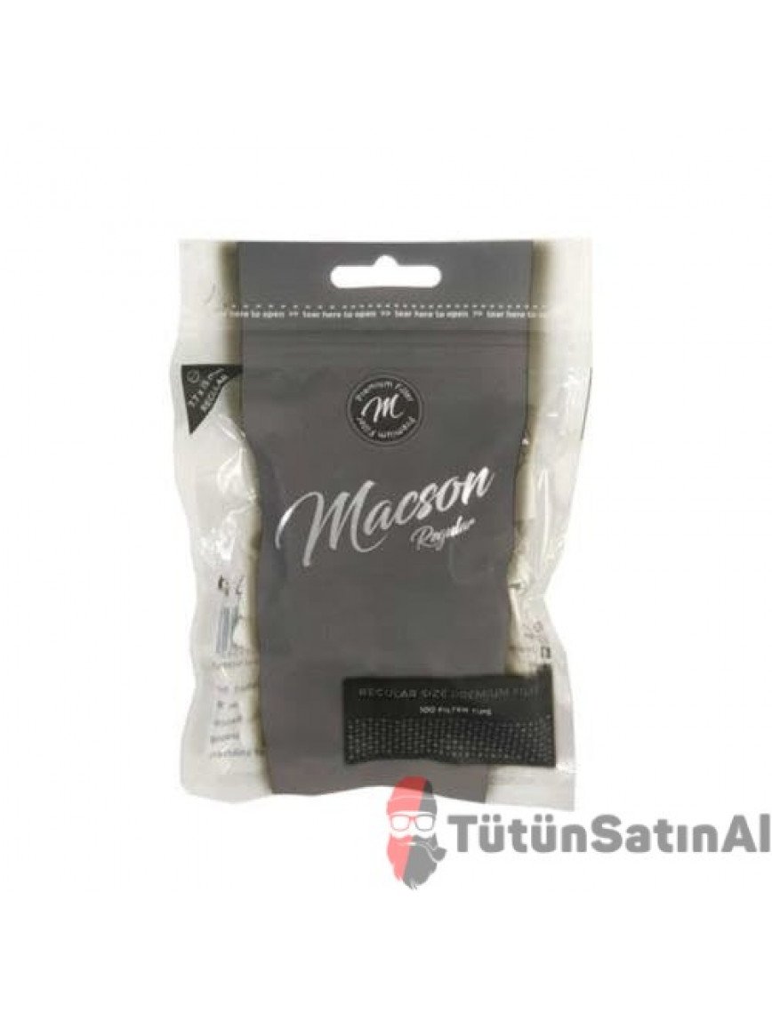 Macson Regular 7,7mm Tütün Sarma Filtresi