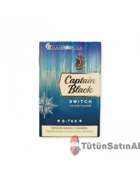 Captain Black Switch İce Mint Slim Flavor Mentollü Sigara Captain Black Switch İce Mint Slim Flavor Mentollü Sigara