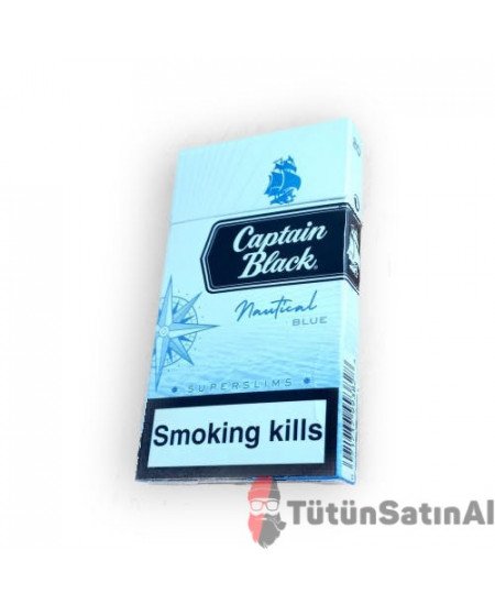 Captain Black Blue Nautical Slim İthal Paket Sigara Captain Black Blue Nautical Slim İthal Paket Sigara