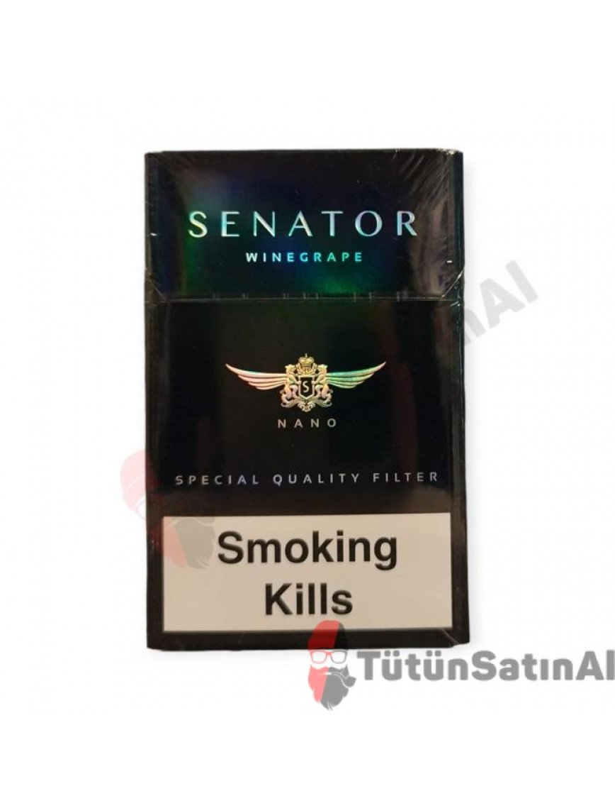 Senator Wine Grape (Üzüm Aromalı) Super Slim İthal Sigara
