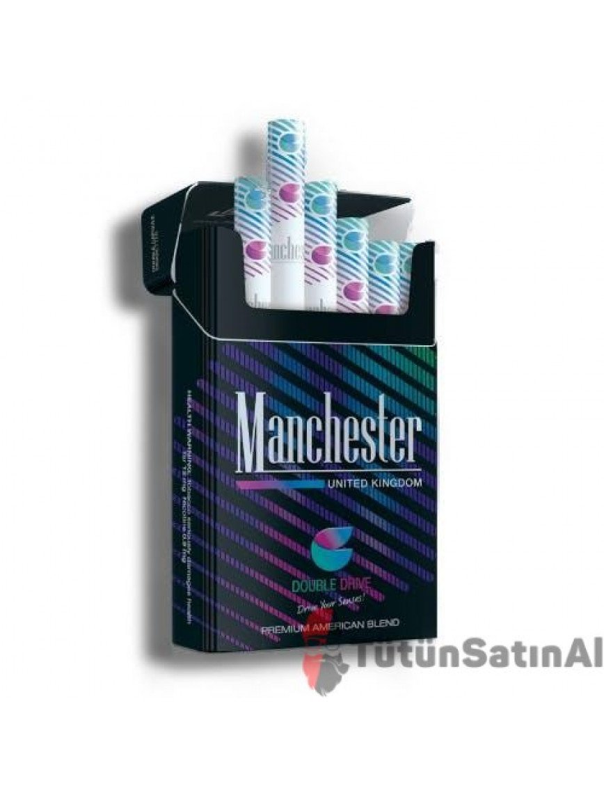 Manchester Double Drive Mentollü Sigara (Böğürtlen Mentol)