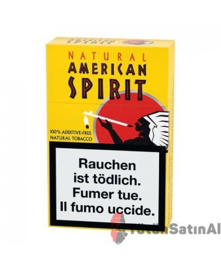 American Spirit Yellow İthal Paket Sigara American Spirit Yellow İthal Paket Sigara
