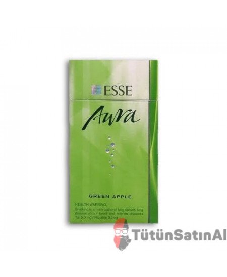 Esse Süper Slim Aura Green Apple Yeşil Elma Aromali İthal Sigara Esse Süper Slim Aura Green Apple Yeşil Elma Aromali İthal Sigara